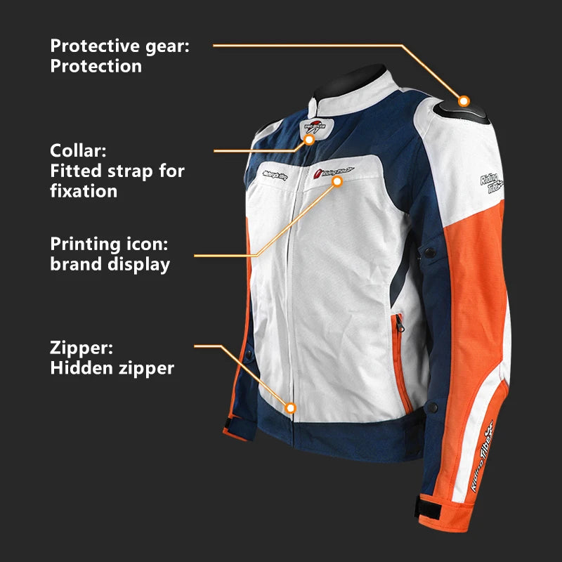 JK-172 Motorcycle Riding Suit Waterproof - Windproof