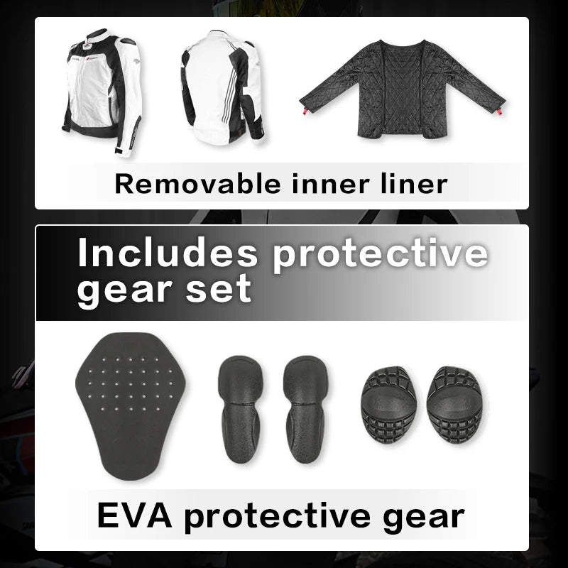 JK-172 Motorcycle Riding Suit Waterproof - Windproof