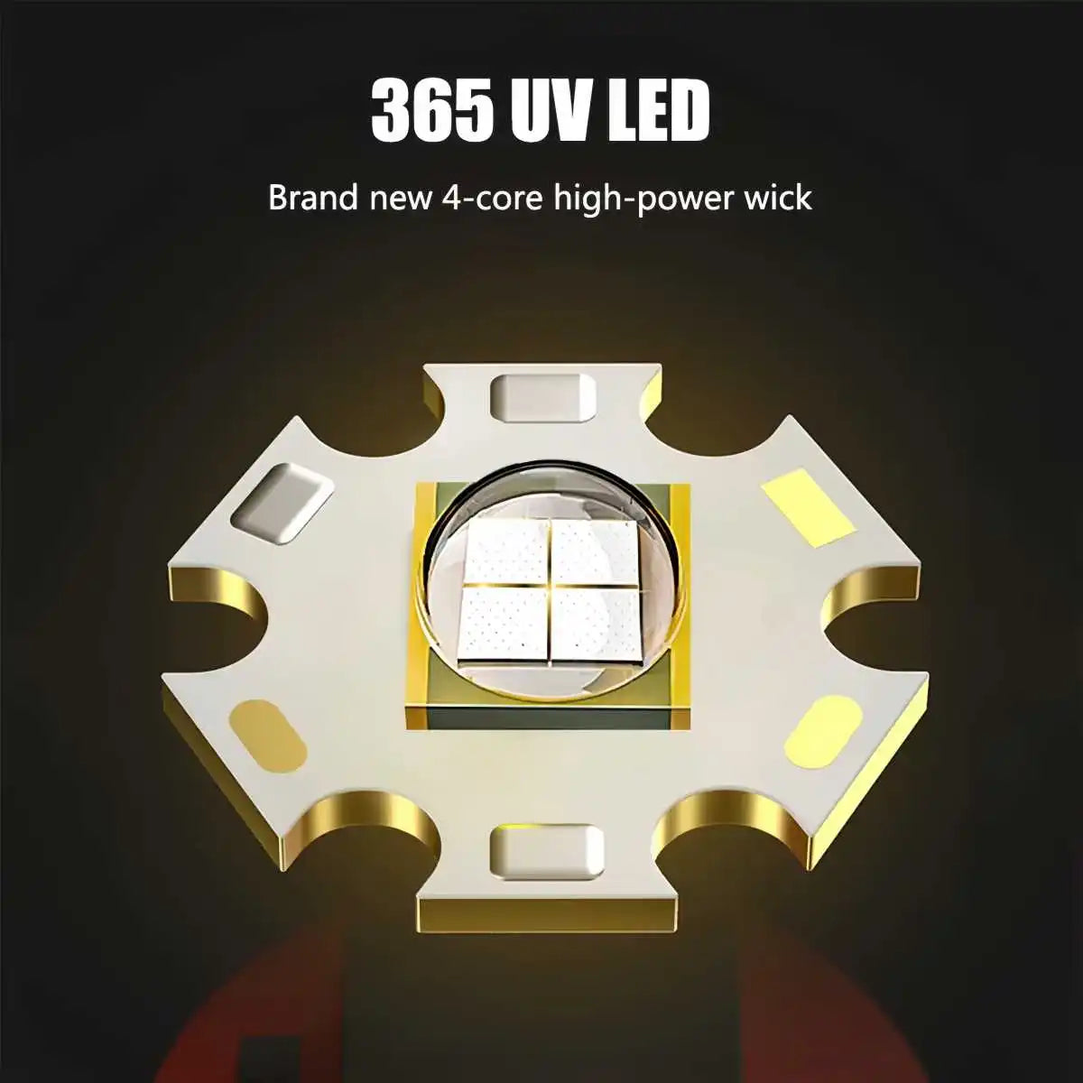 Black Light Flashlight USB Rechargeable