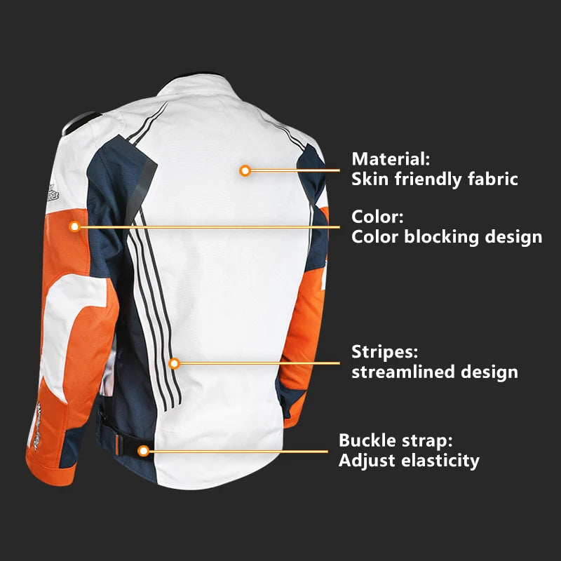 JK-172 Motorcycle Riding Suit Waterproof - Windproof