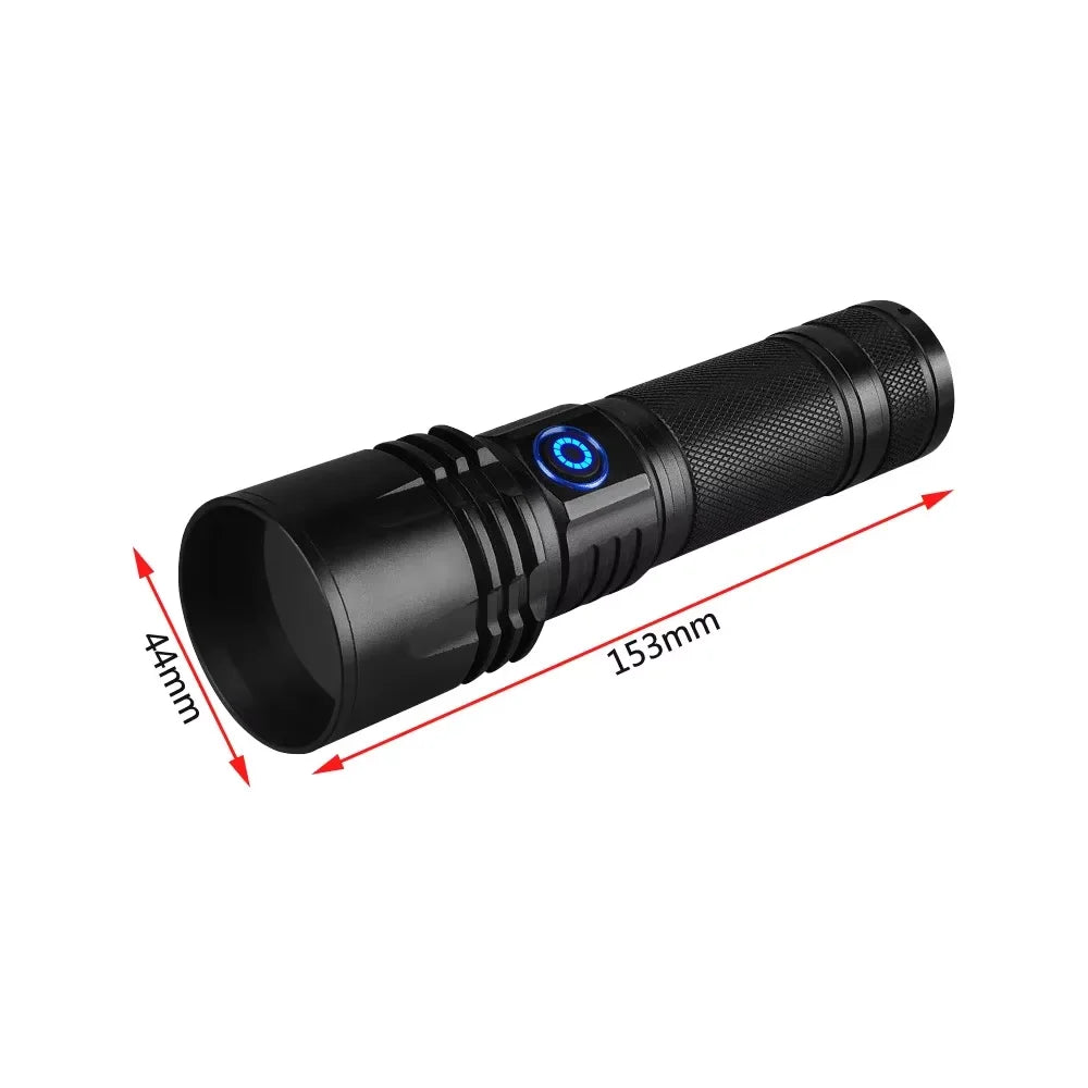 Black Light Flashlight USB Rechargeable