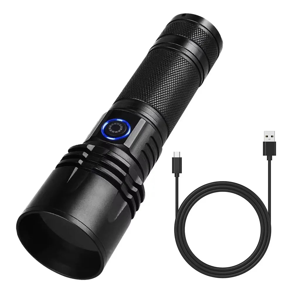 Black Light Flashlight USB Rechargeable