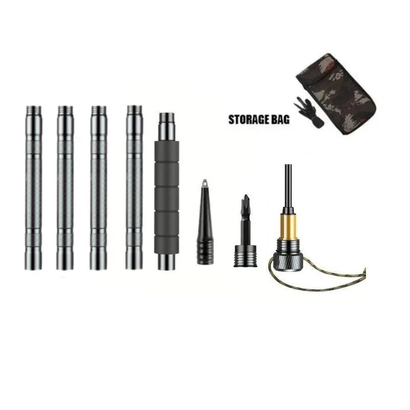 Multi-Purpose Trekking Pole - Aluminum Alloy - Ideal for hiking and snowy conditions