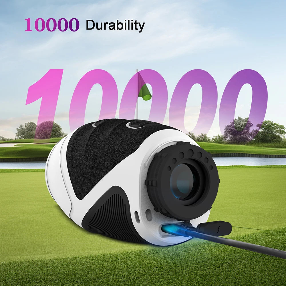 1200 Yards Laser Range Finder with Slope 7X Cylinder - Rechargeable