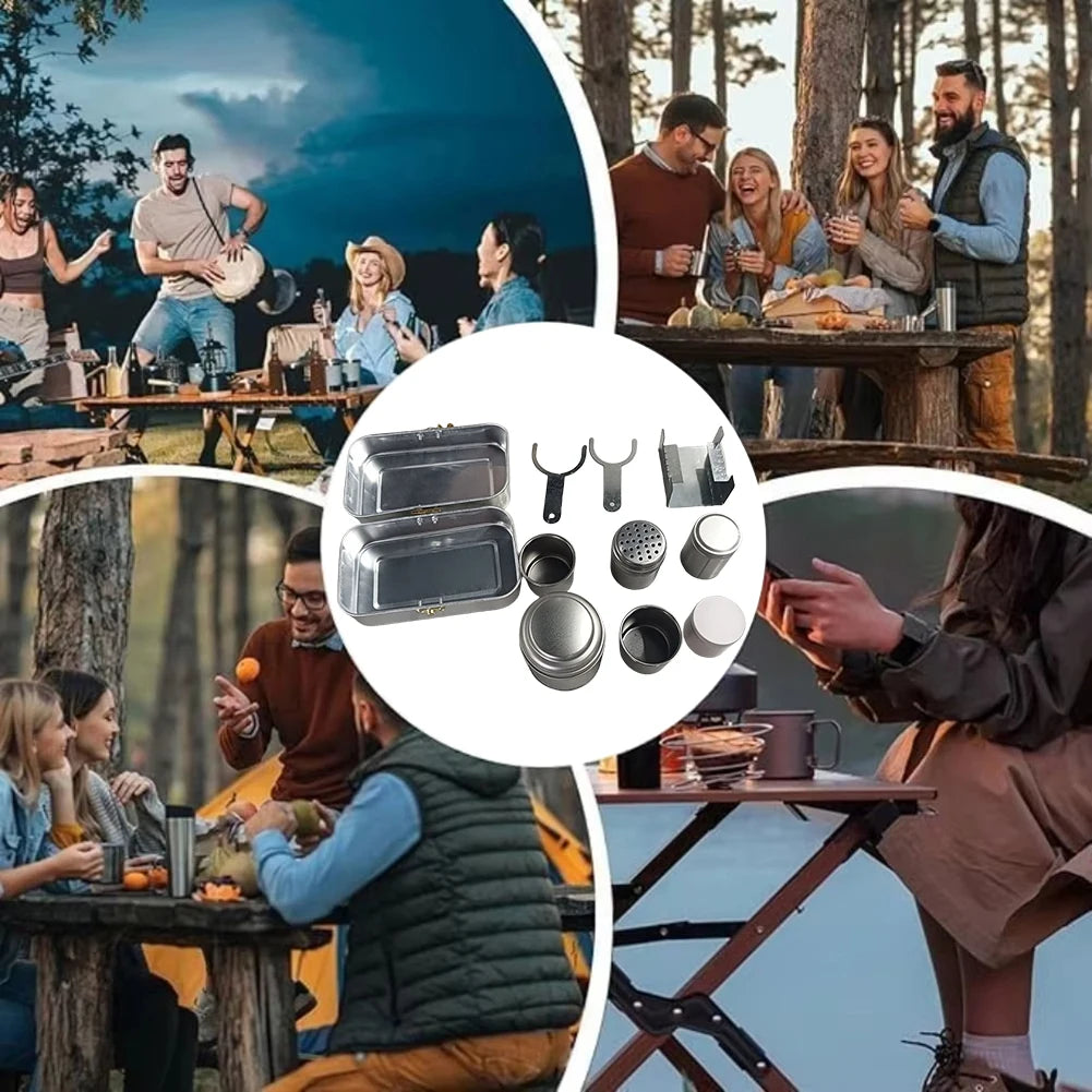 Camping Cups Set Reusable Stainless Steel Collectible