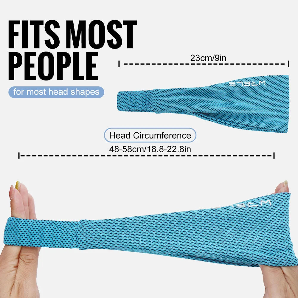 Summer Fitness Sweatband ennis Headband Sweat Wicking Lightweight Running Hairband