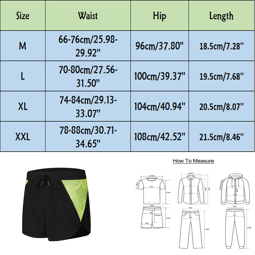 Men's Mesh Workout Shorts with Drawstring