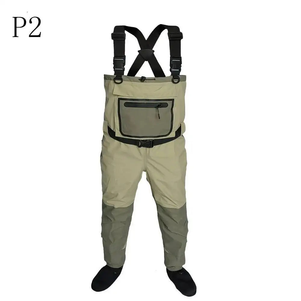 fly fishing Children to adults waders neoprene foot for men raft hunting Quick-dry Waterproof and breathable