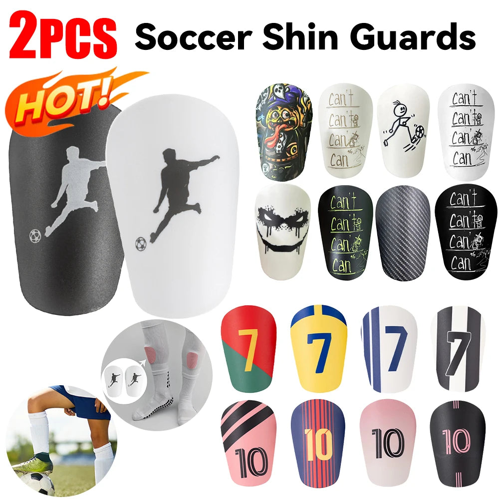 2pcs Shin Pads - Guards for Soccer  For Men Women Kids Boys Girls