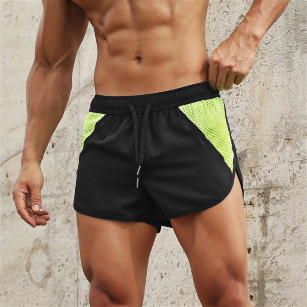 Men's Mesh Workout Shorts with Drawstring