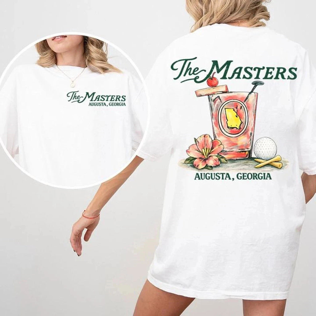 2026 Augusta Masters Golf Shirt T-shirt Daily Outdoor Retro Men's and Women's T-shirt Fan Commemorative Printed T-shirt