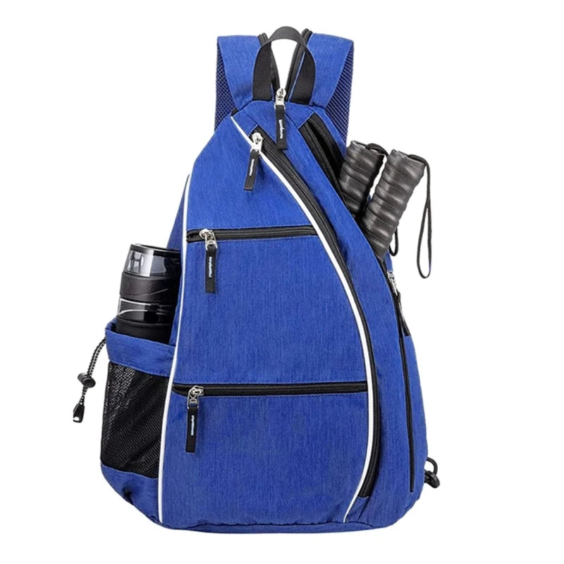 Pickleball Bag / Backpack for Man and Women Pickleball Backpack Adjustable Crossbody Sling Bag Tennis Bag Pickleball Paddle Bag