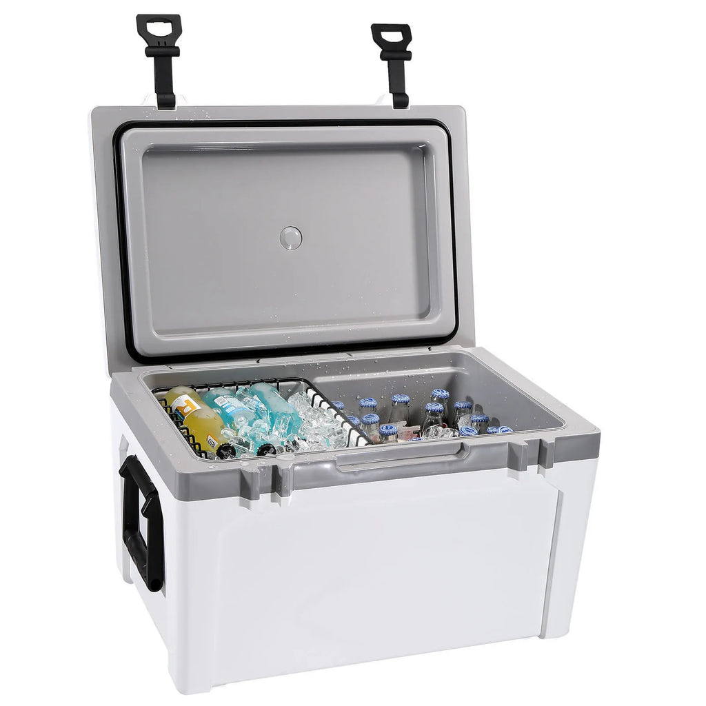 Portable Cooler Holds 50 Cans with Heavy Duty Handle