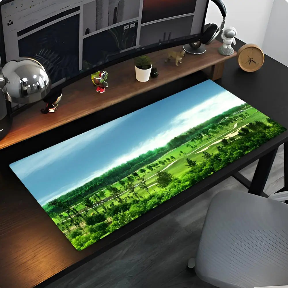 Augusta National Golf Course Mouse Pad Anime game mause pads cs lol XXL Home HD Computer Desk Mats Carpet Gamer Office Laptop So