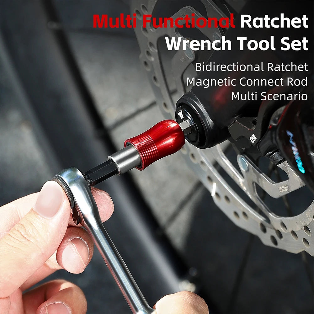 Portable Ratchet Wrench Tool Kit Quick Release Set