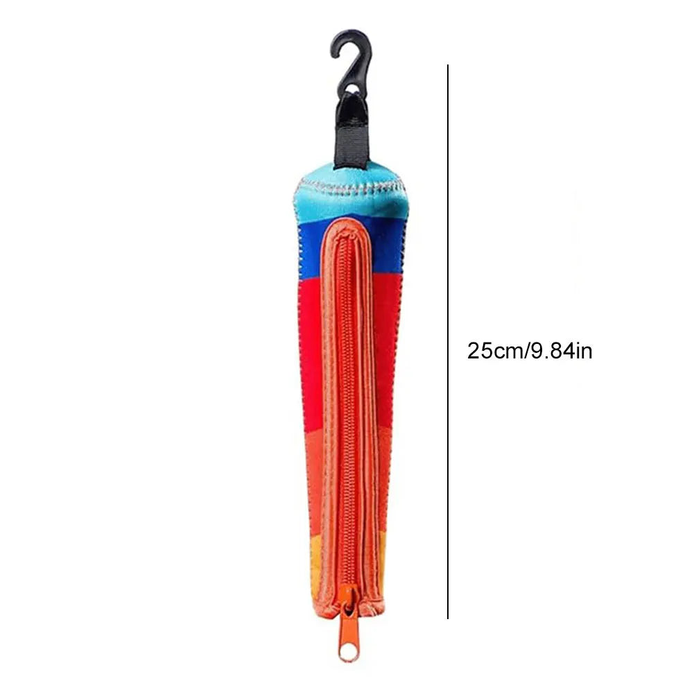 Baseball & Softball Handle Covers - Zippered Sleeve with Hook for Hanging on fencing