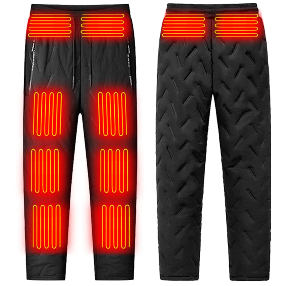 USB Unisex Self Heating Trousers Waterproof - Thermal