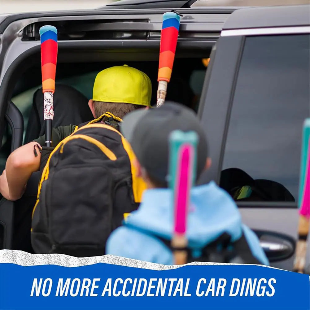 Baseball & Softball Handle Covers - Zippered Sleeve with Hook for Hanging on fencing