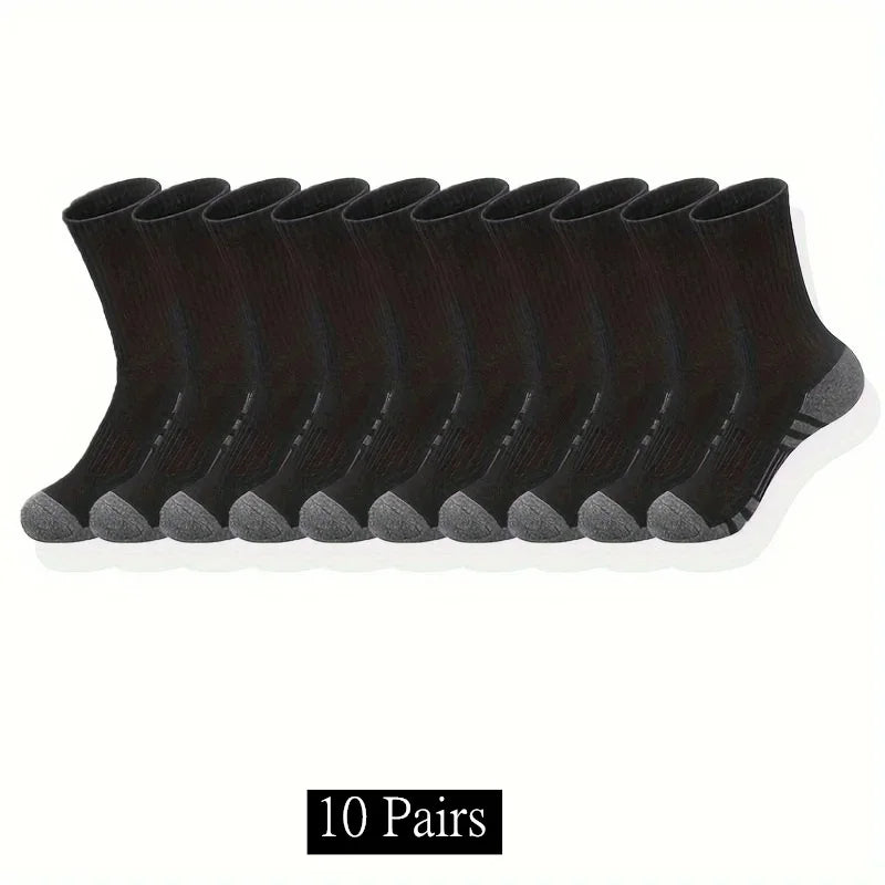 10/20/30 Pairs Men's & Women's Classic Crew Socks