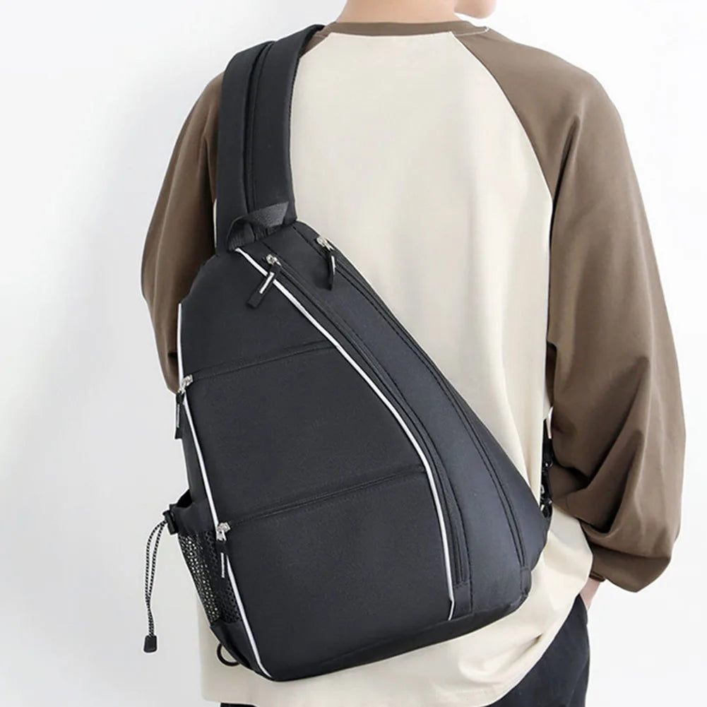 Pickleball Bag Racketball Sling Bag Adjustable Sports Bag