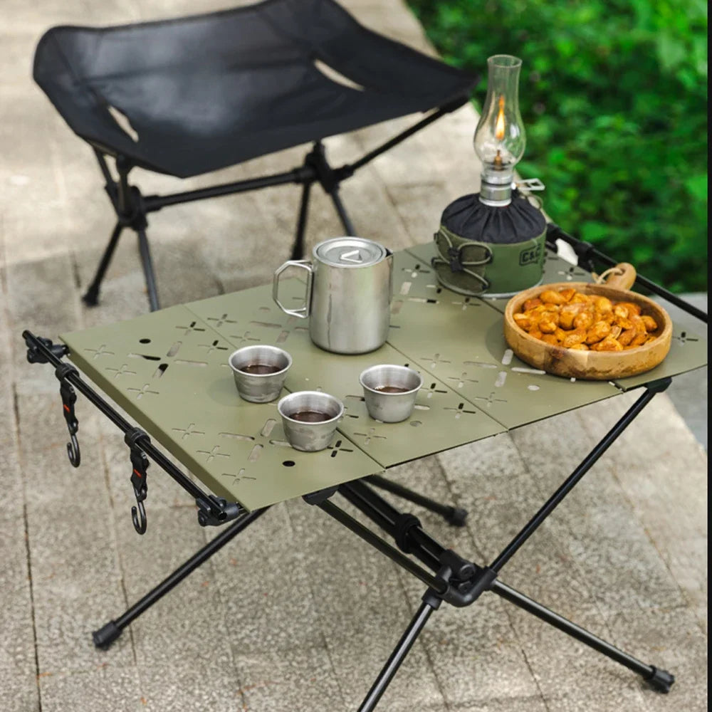 1.1L/1.2L Camping Kettle Set with 4 Cups Durable 304 Stainless Steel Tea Set for Hiking,Backpacking,Picnic,Carrying Bag Included