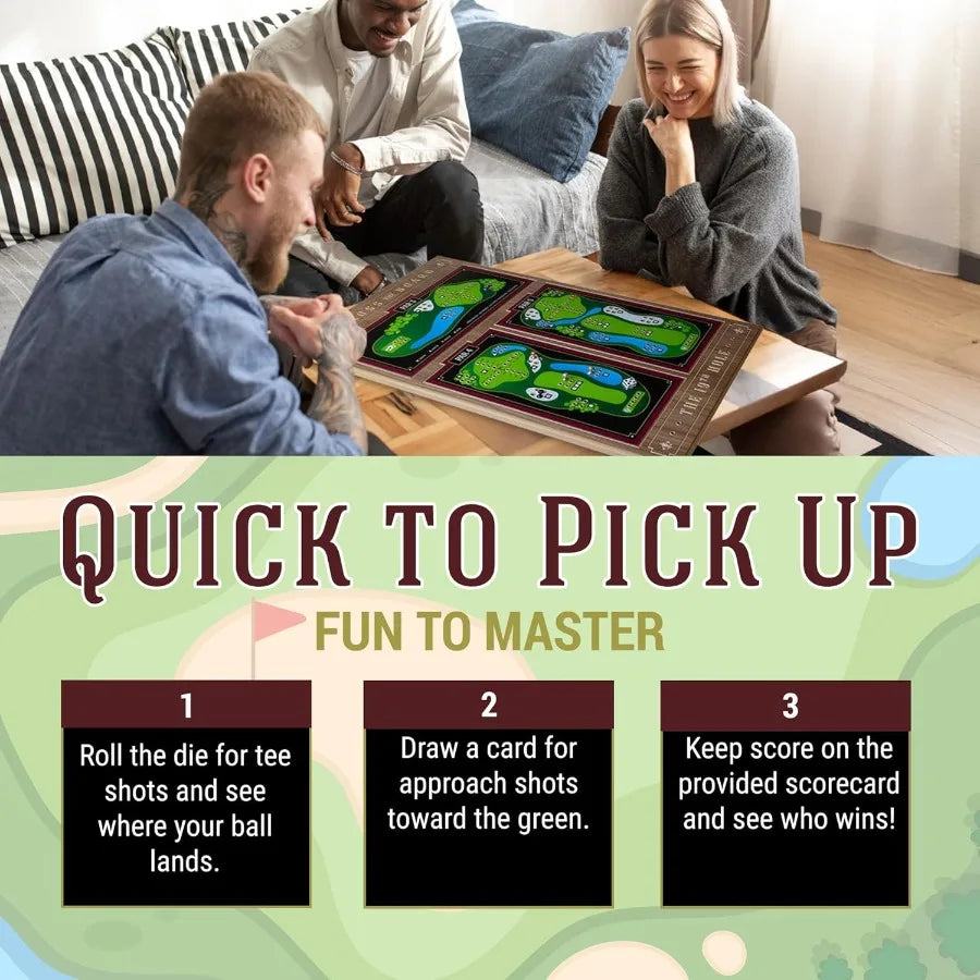 19th Hole Golf Board Game for 2 or More Players