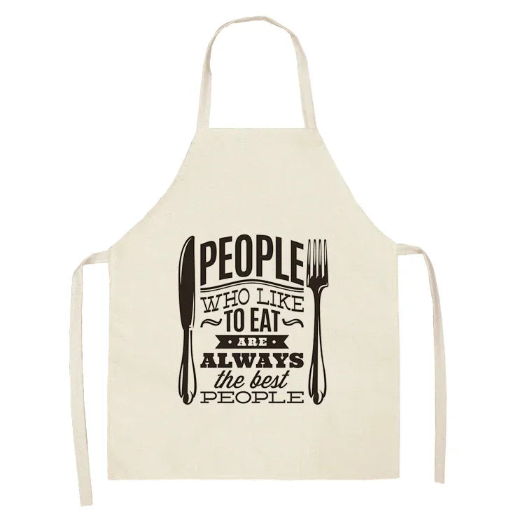 Kitchen Aprons for Women Cotton Linen Bibs