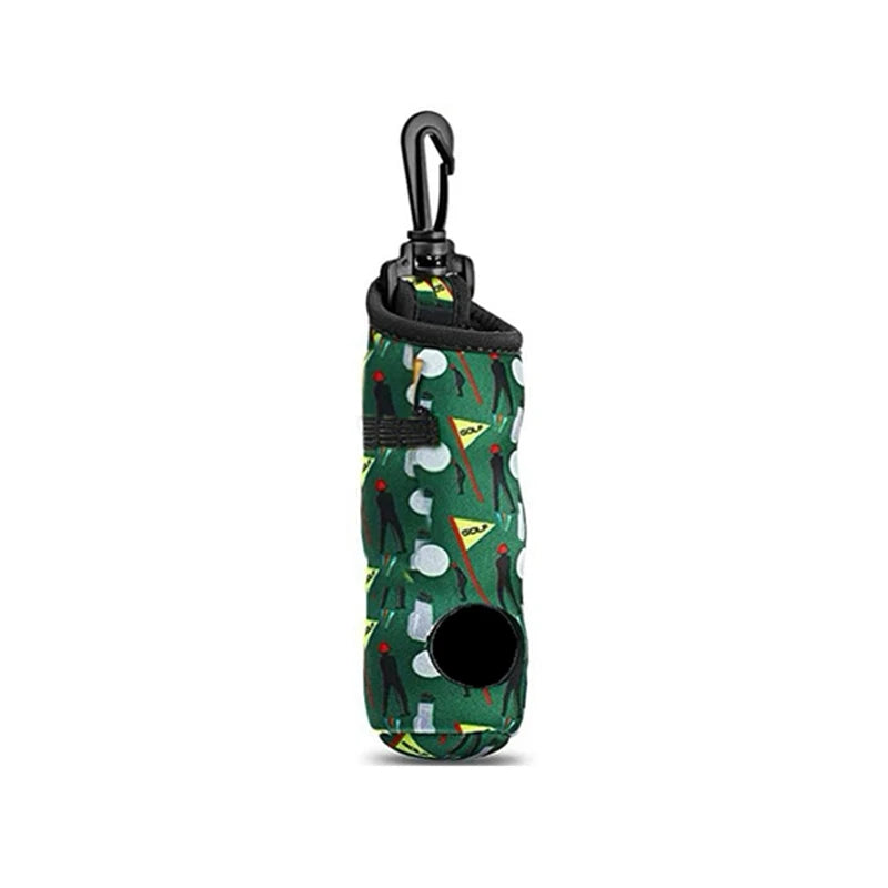 Portable Golf Ball Bag Large Capacity Golf Ball Storage Pouch Golf Waist Holder Bag Mini Golf Ball Container Can Hold 3 Balls