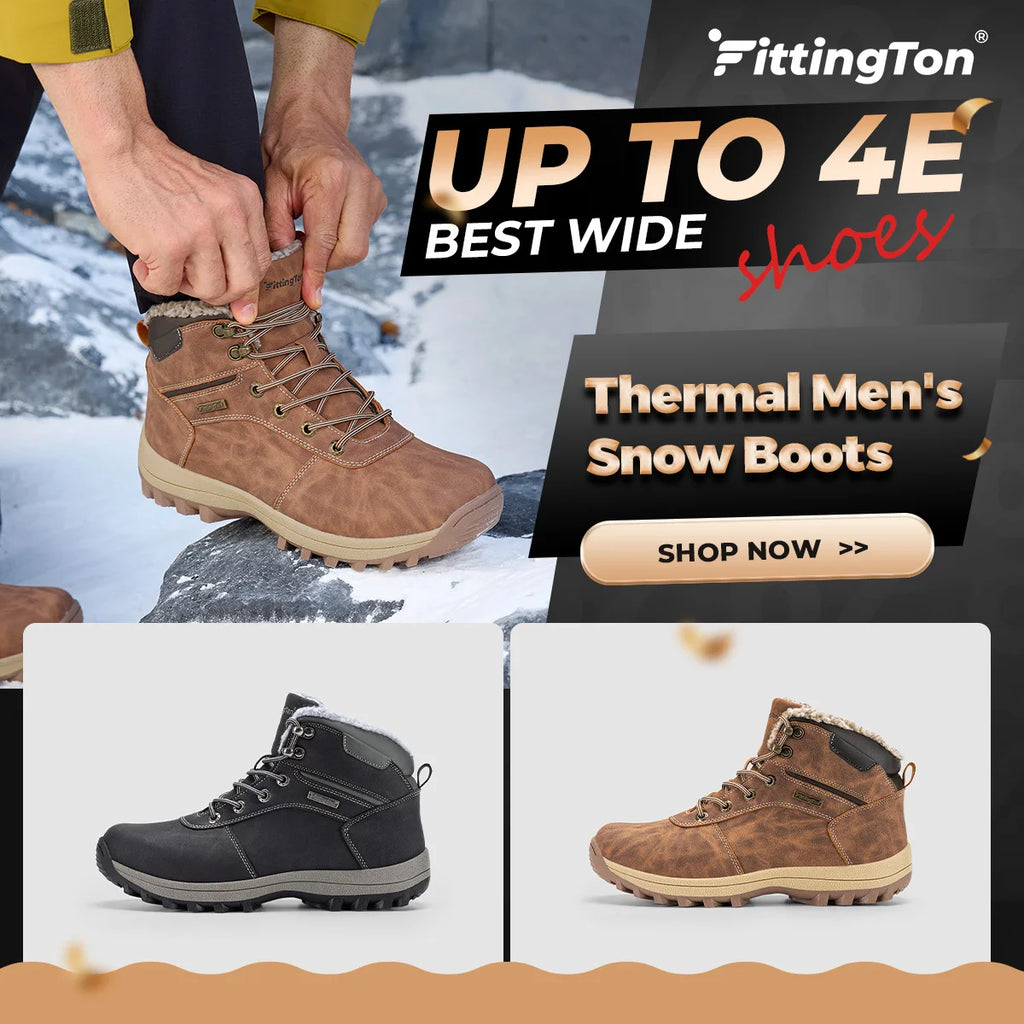 Winter Snow Boots For Men -Warm Anti-Slip Lightweight