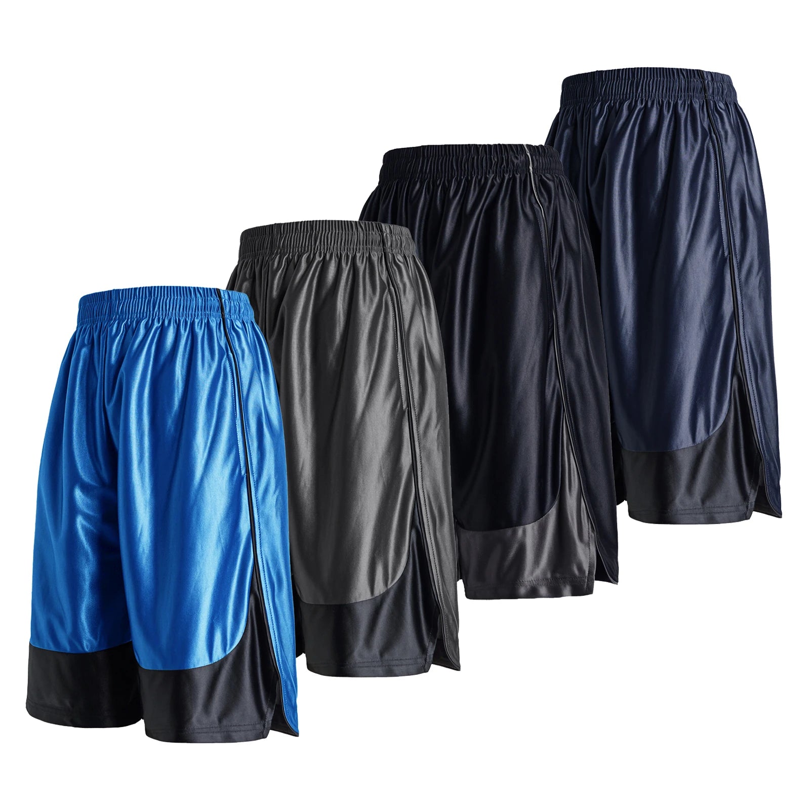 Men's shorts 4 piece quick drying breathable lining training pants