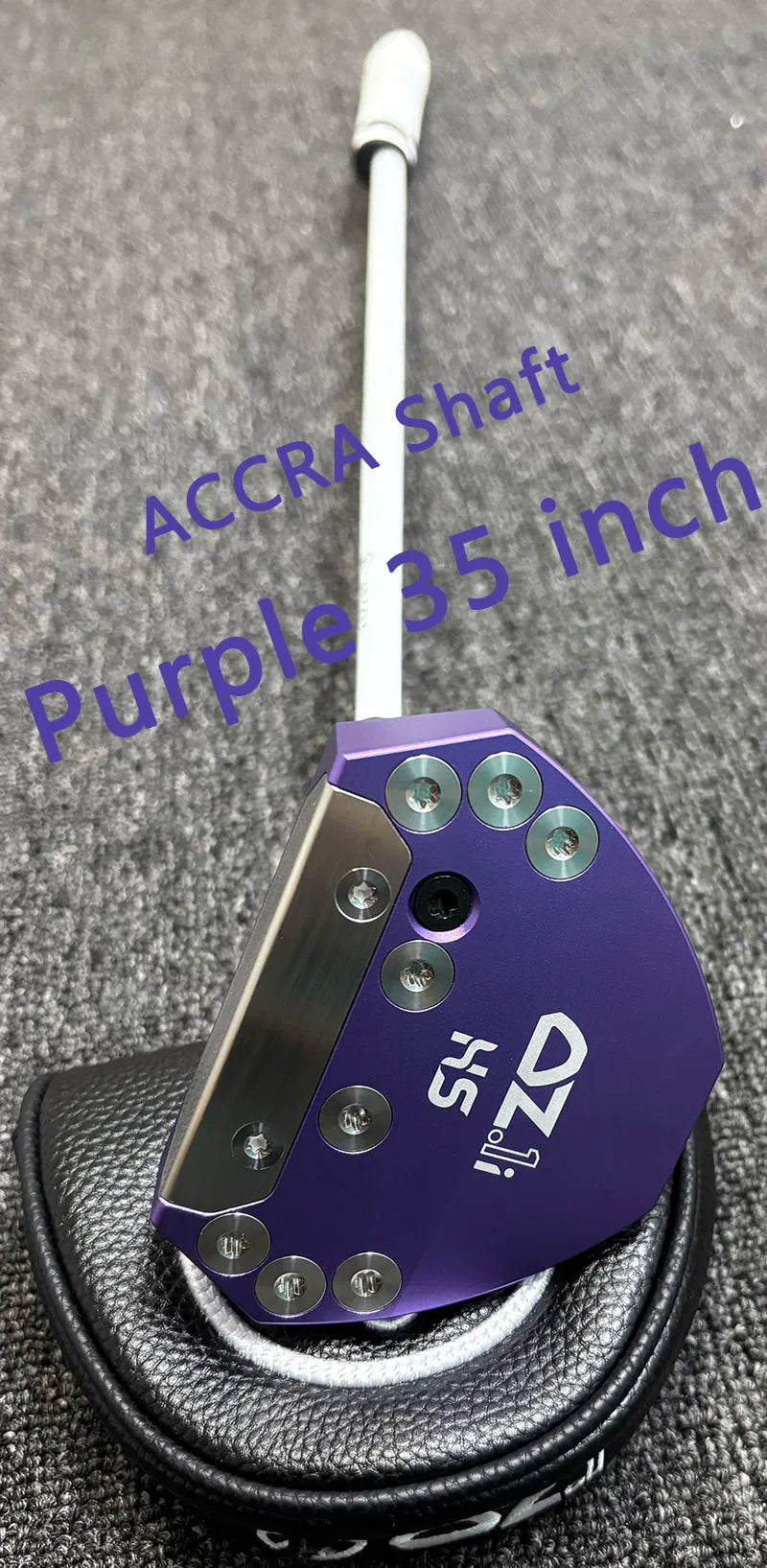 Balanced Zero Torque Putter With Accra Shaft 33 34 35 36 Inch with Head Cover