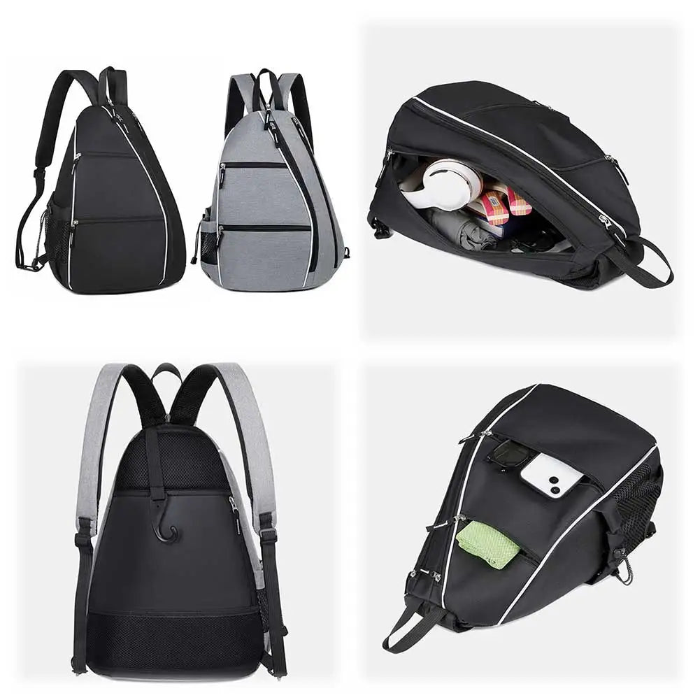 Pickleball Bag Racketball Sling Bag Adjustable Sports Bag