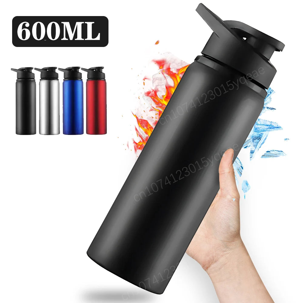 Metal Portable Water Bottle Leakproof Reusable