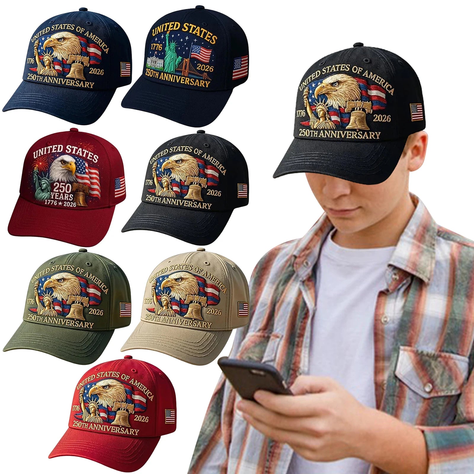 US 250th Anniversary Cap Adjustable
