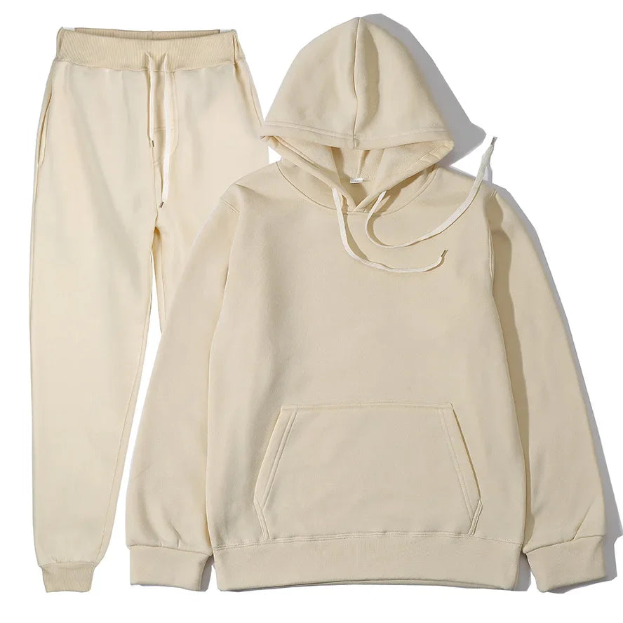 Men's sports suit fashion sports suit hooded pants two-piece set running casual sports shirt sports pants men's clothing
