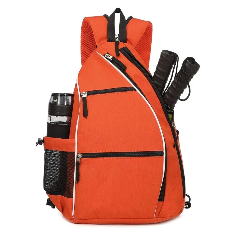 Pickleball Bag / Backpack for Man and Women Pickleball Backpack Adjustable Crossbody Sling Bag Tennis Bag Pickleball Paddle Bag