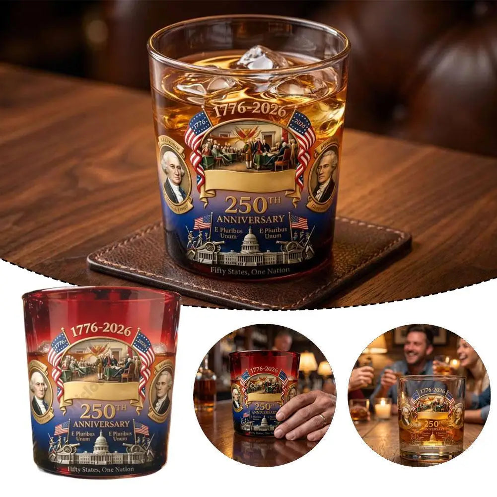 U.S. 250th Anniversary Commemorative Whiskey Bottle 250th Anniversarys Personal Reserve Father's Day Patriotic Gift