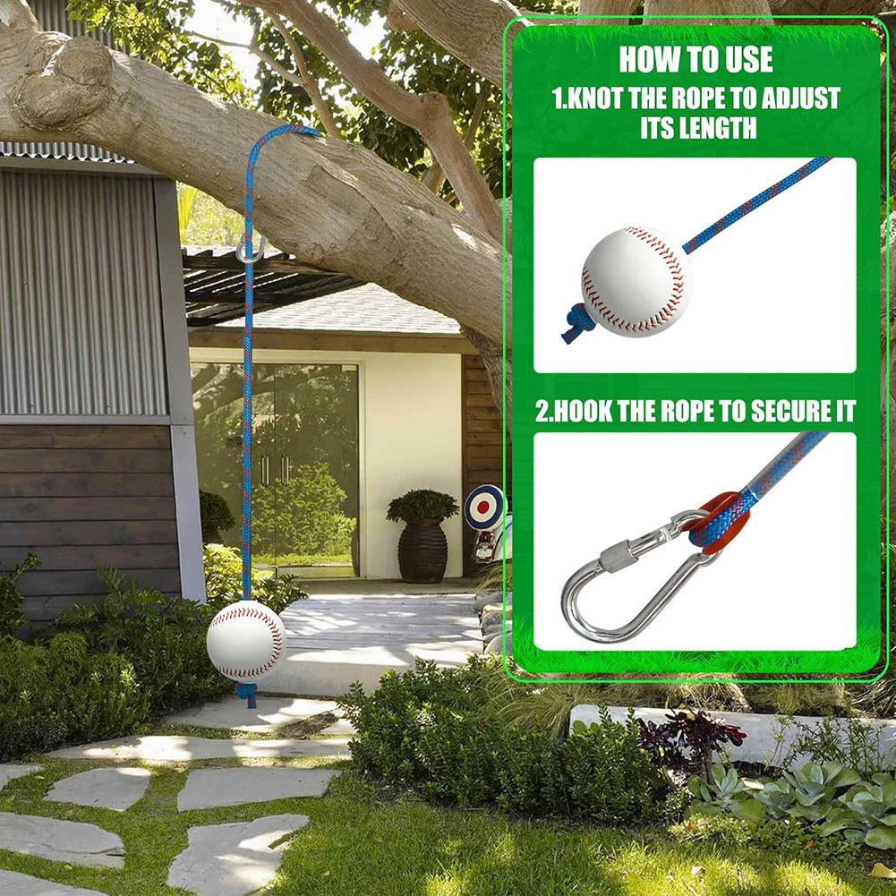 Baseball - Softball Batting Swing Hitting Trainer Baseball & Softball Training Aid for Improving Batting Precision