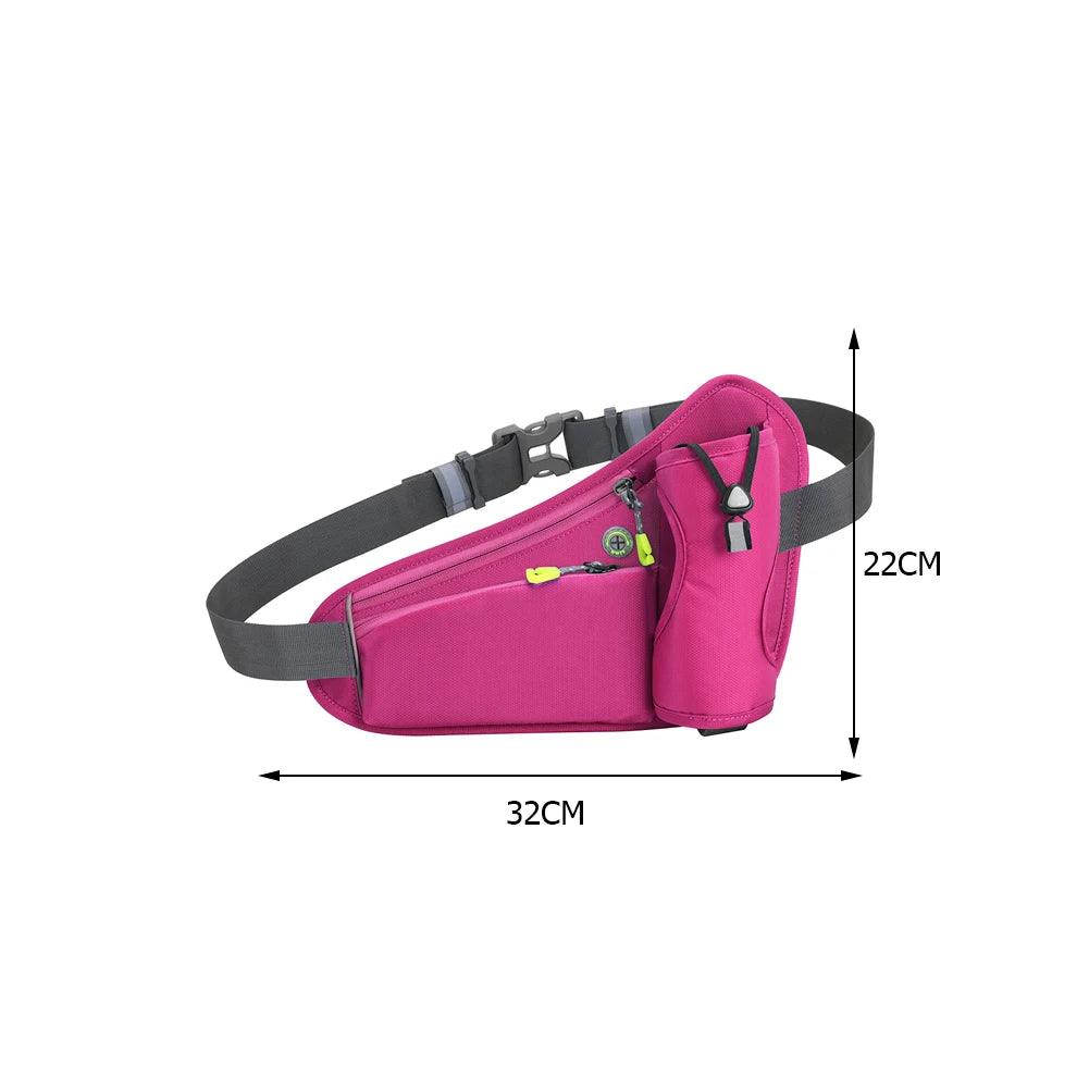 Hydration Belt Pack Reflective Running - Cycling Waist Bag