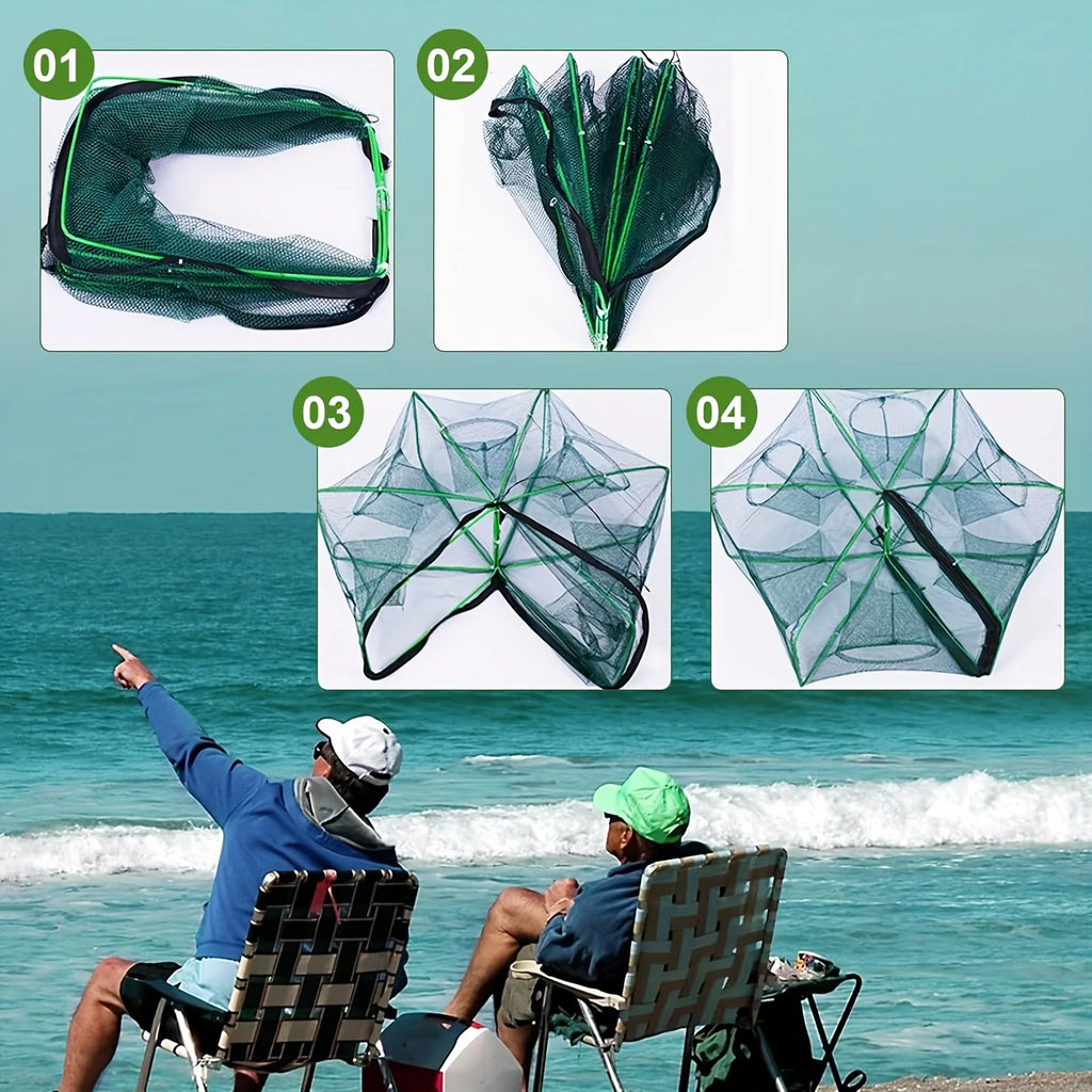 Foldable Fishing Trap Cage - High Quality