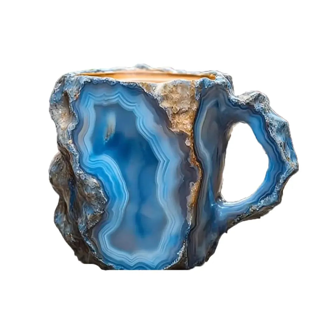 Mineral Colored Crystal Mug - Coffee Cup
