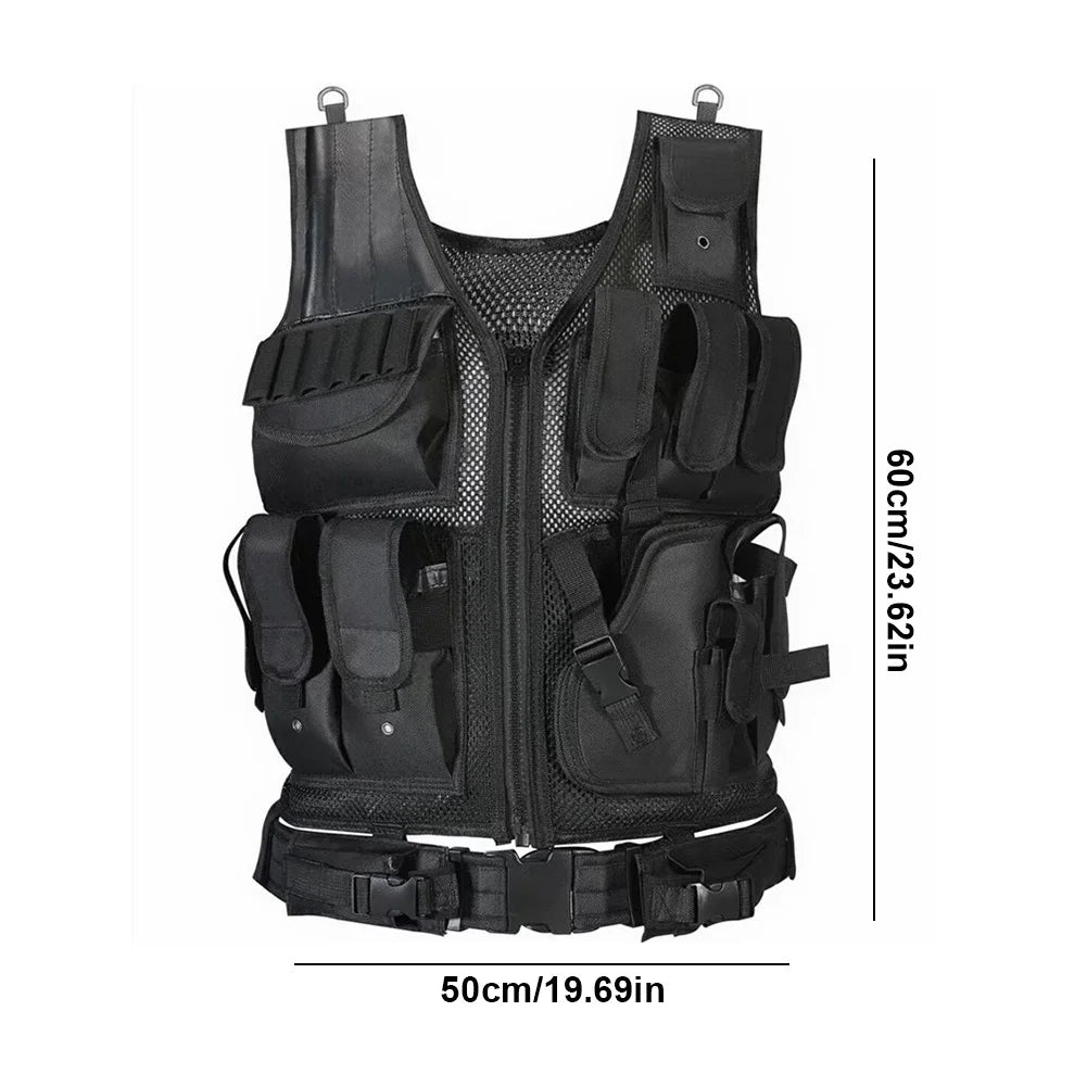 Nylon Combat Body Vests Adjustable Jacket