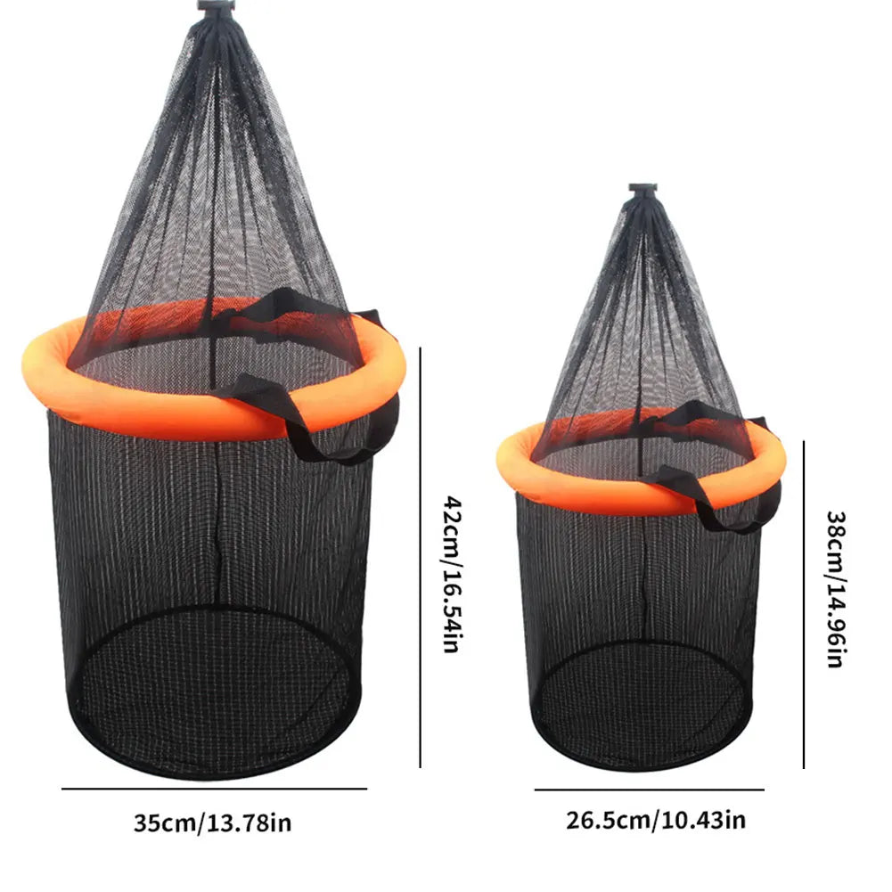 Floating Fishing Bait Basket Collapsible