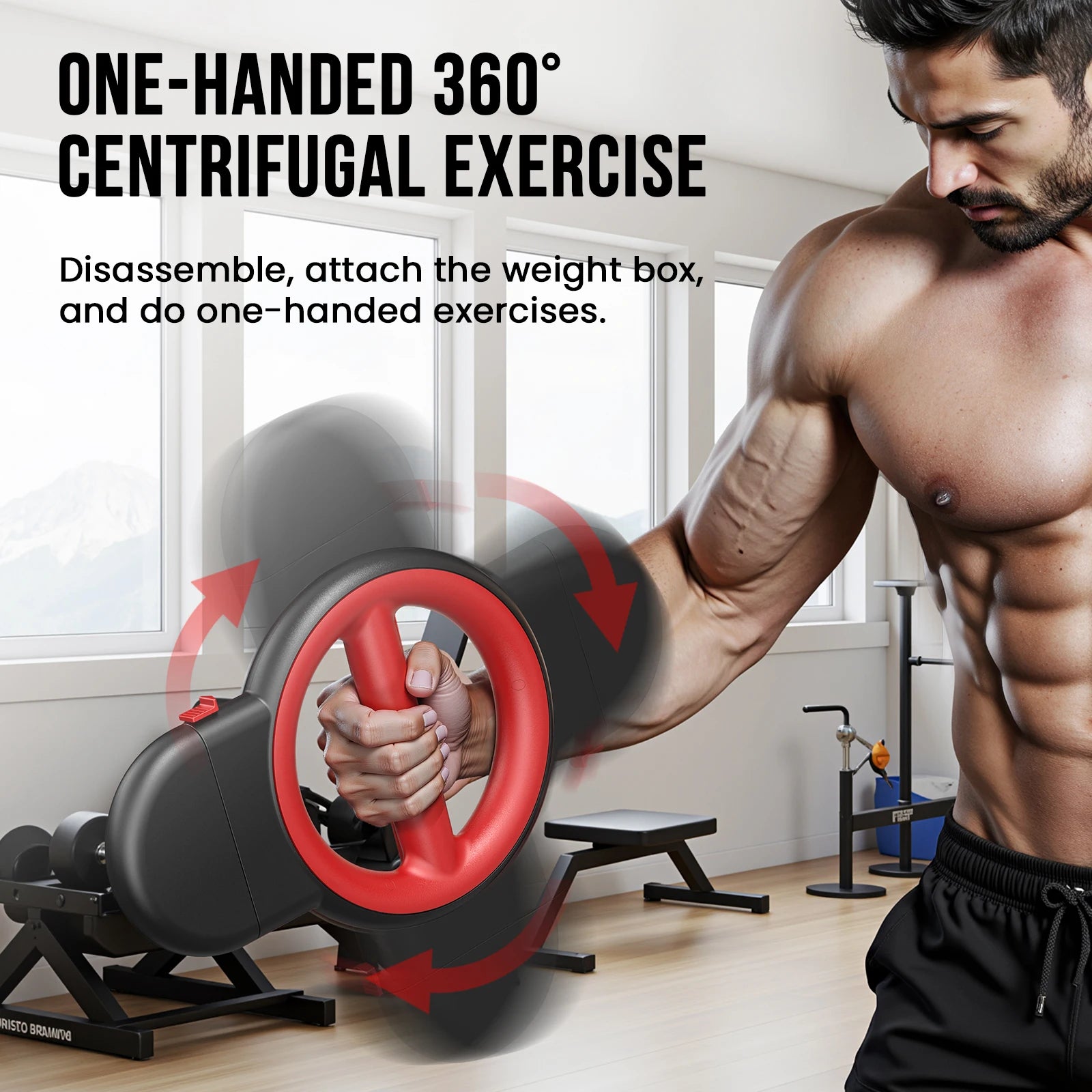 AKLUER Rotator Burn Machine, 3-in-1 Multi-Functional Arm Exerciser