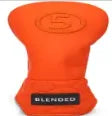 Golf Club Headcovers Premium Leather Head Covers Set Fairway Cover Hybrid Headcovers