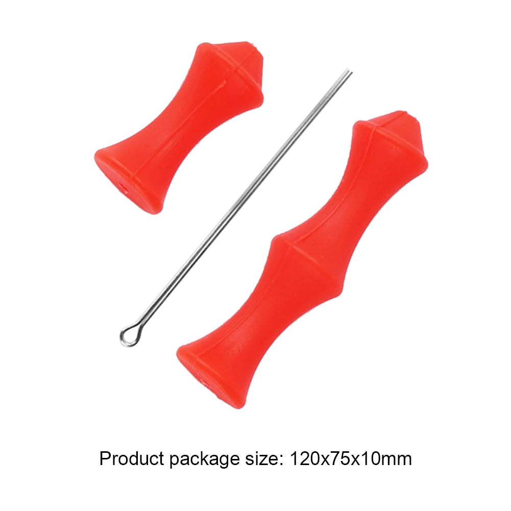 1 Set Bowstring Finger Saver Tab Silicone Finger Guard Protector