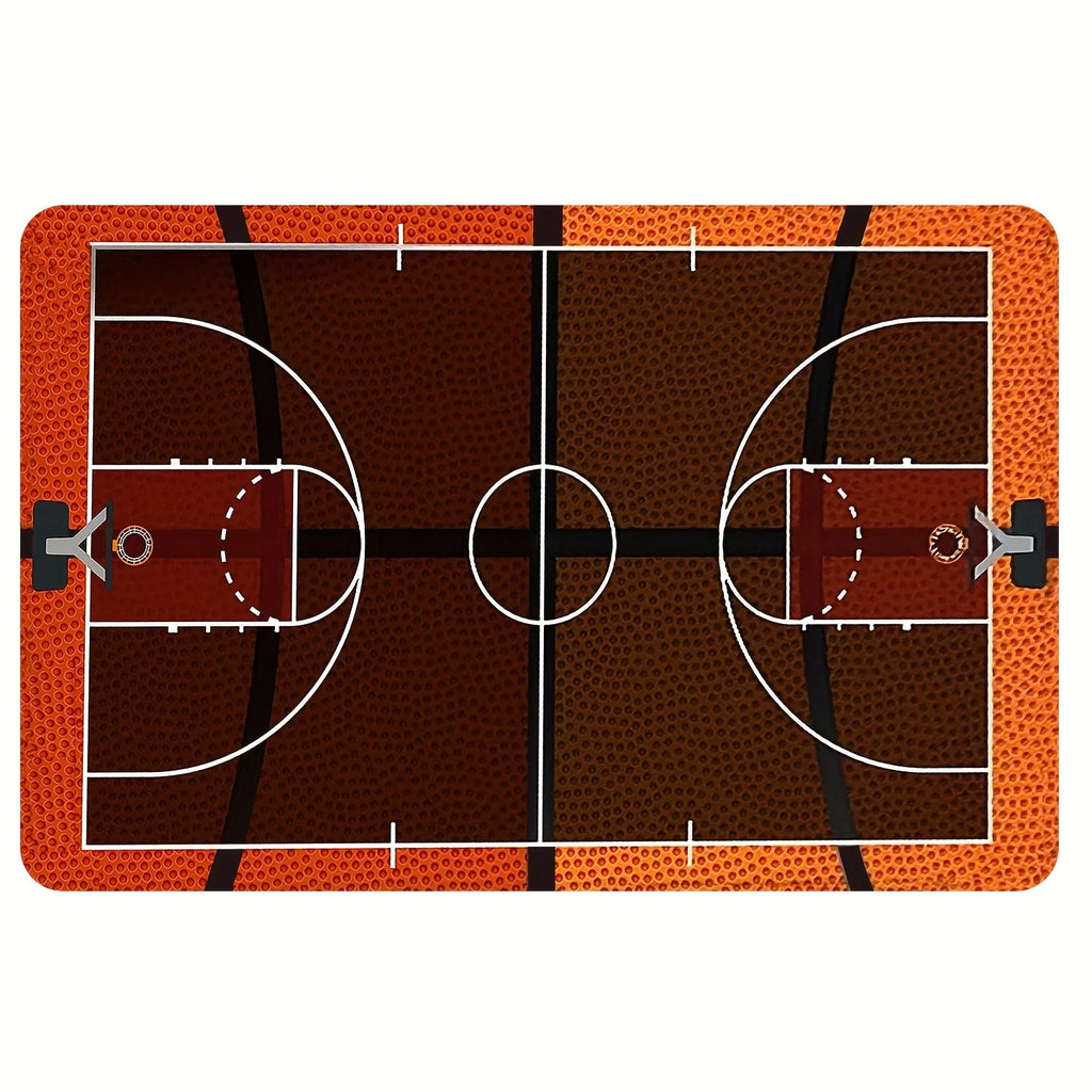 Basketball Court Print Area Rug