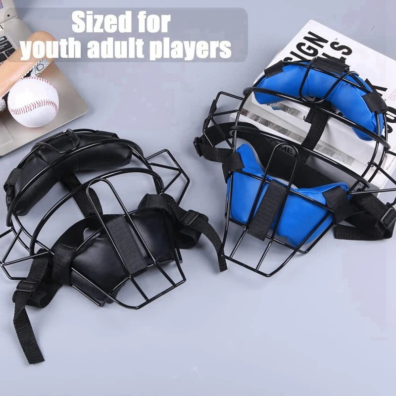 Baseball-Softball Full-Face Catcher Mask, Lightweight and Provides Protection And Comfort
