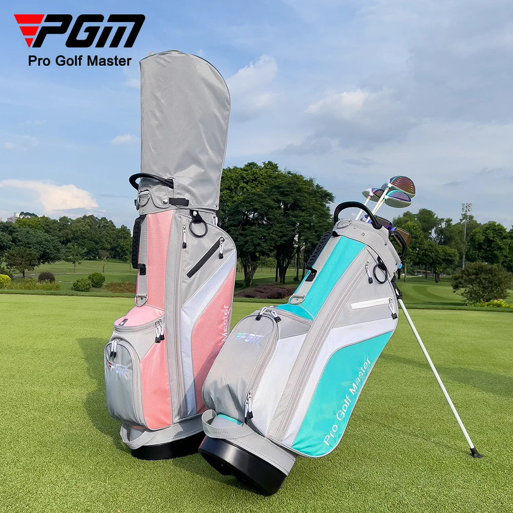 PGM QB148 Golf Bag Women's Stand Ball Bag Lightweight Club Bag Backpack 7-hole Sports Bag