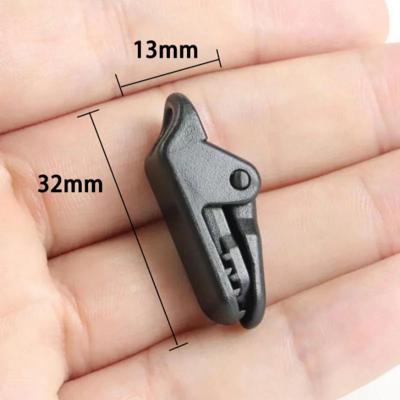 5/10/12PCS Tent Awning Alligator Clip Heavy Duty Clamp For Tarpaulin Shelter Windproof Reinforced Grip Camping Hike Tool